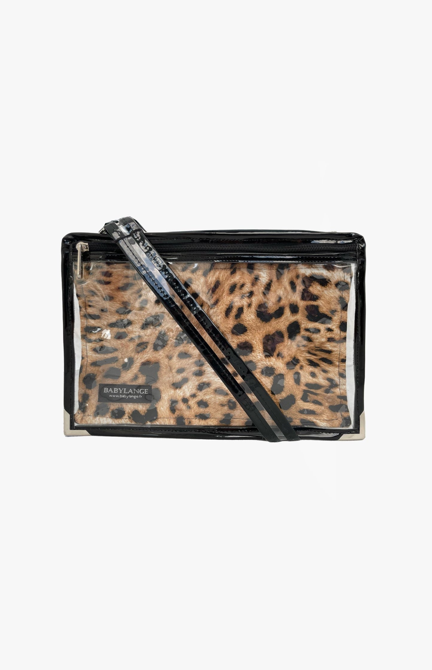 Small wild leopard diaper bag