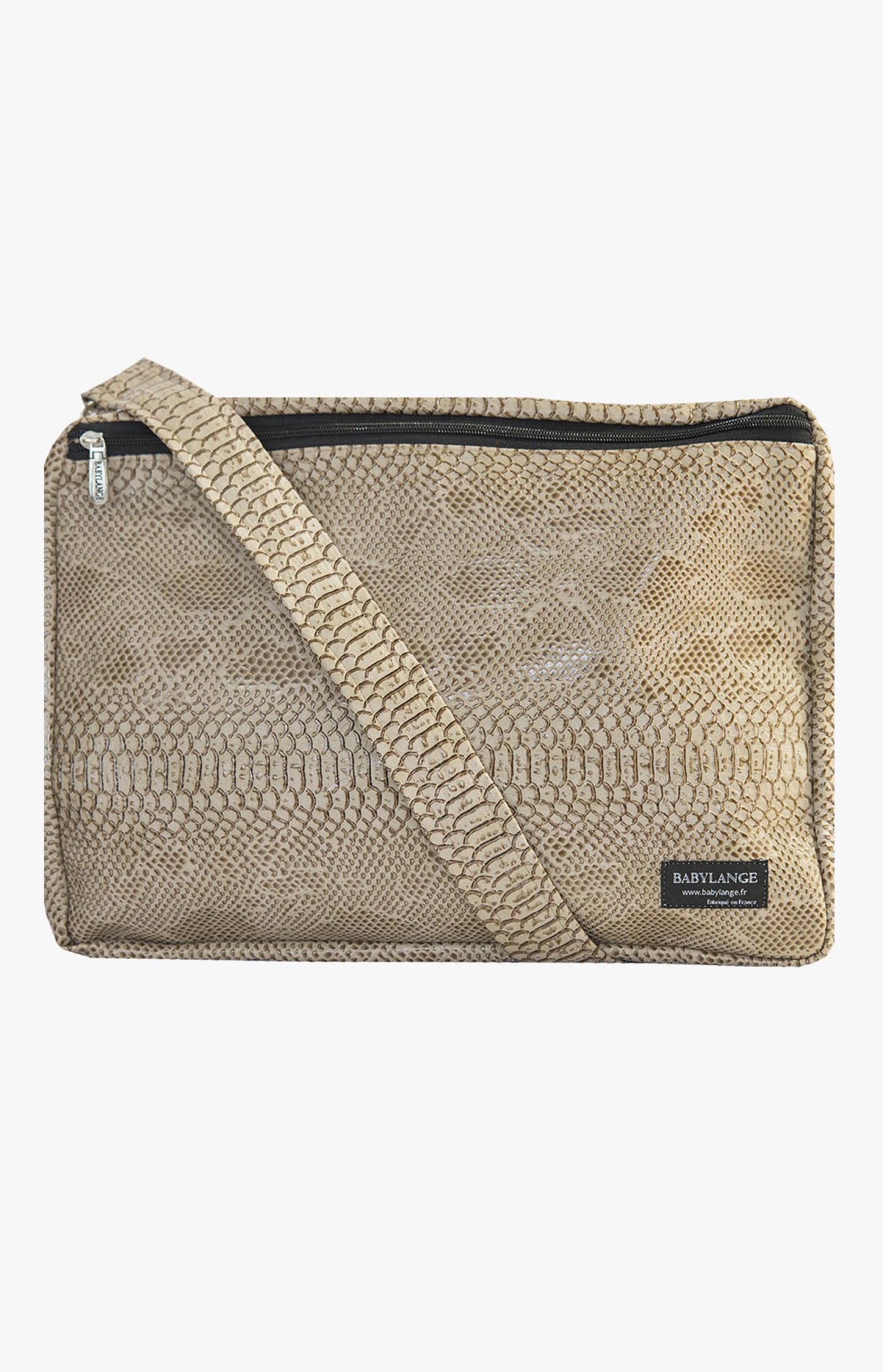 Grand sac à langer Croco beige