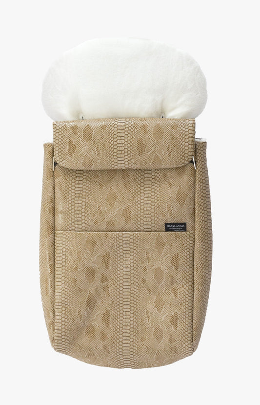 Beige Croco Footmuff